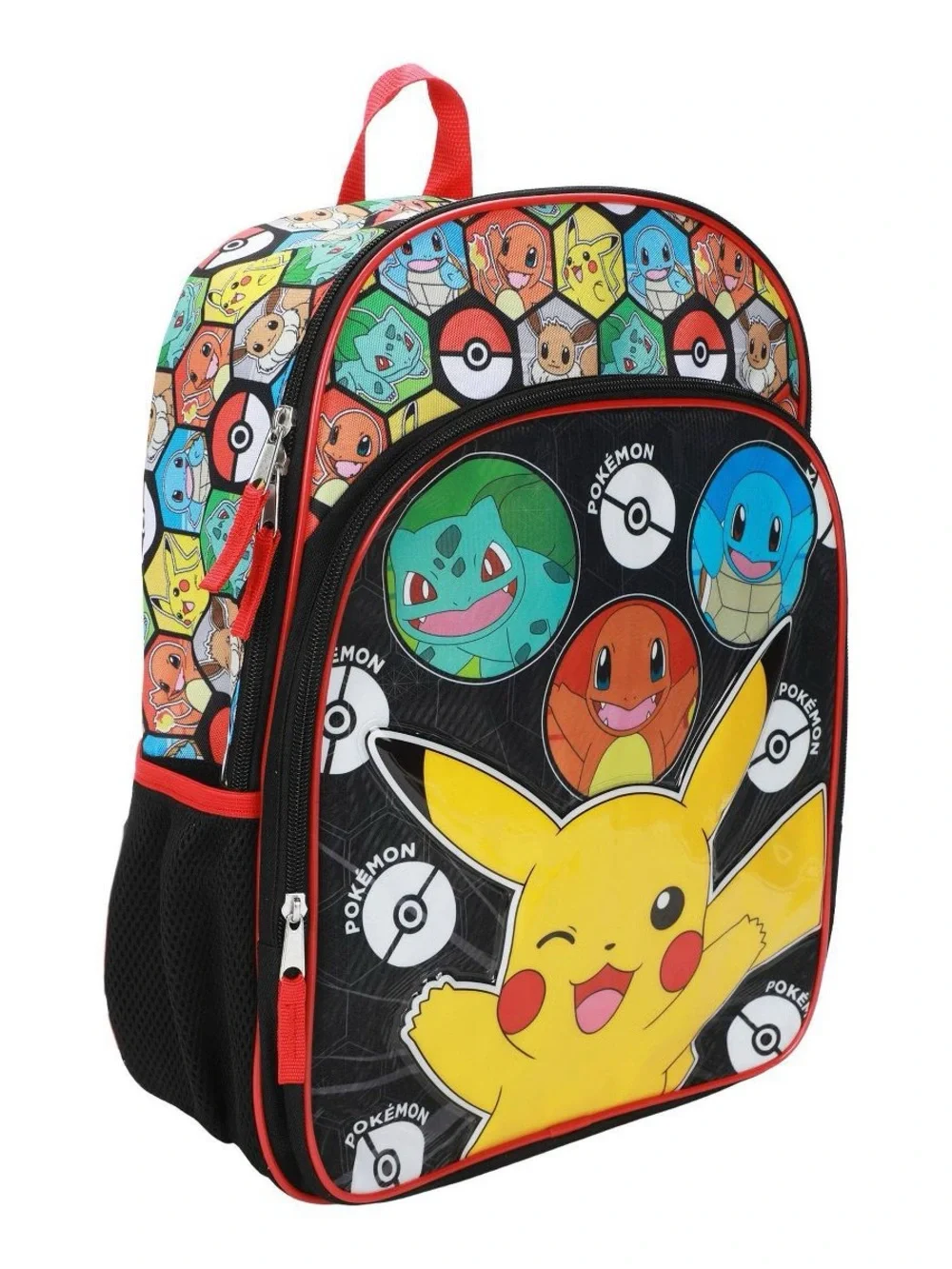 Pokémon Pikachu & Starter Friends Kids Backpack - Yellow/Black T1
